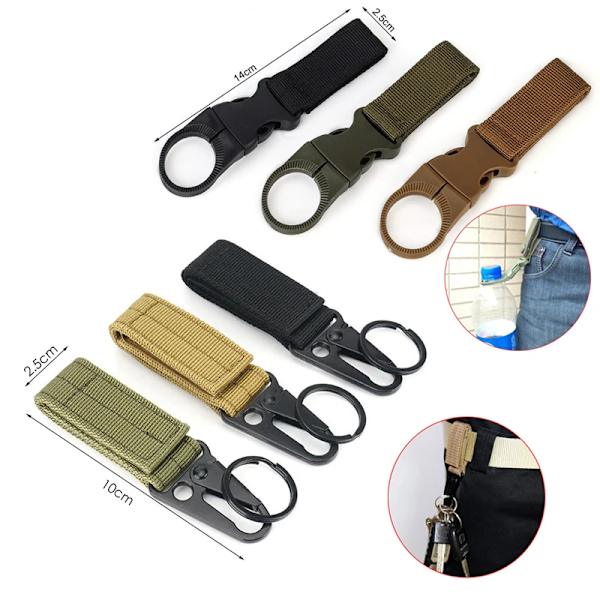 VATLTY Quick Release Elastiskt bälte Herr Hård legering Spänne Stark Äkta Nylon Dam Stretchbälte Utomhussport Arbetsbälte Hane Khaki set(.904) 115CM(.904)
