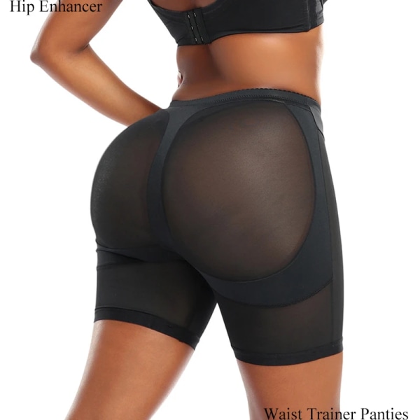Seamless Pro Shapewear Shorts Höft Butt Lifter Body Shaper Bantning Shapewear Trosor Kvinna Andas Modellering Strap Trosor Byxa Black 4XL