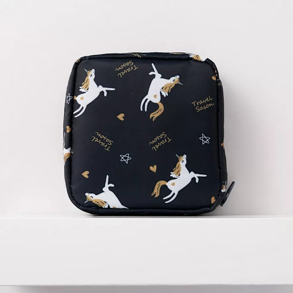 Sanitetsskyddspåse Kosmetisk organizer Resesmink Servettväska Dam Dam Tamponger Organizer C5
