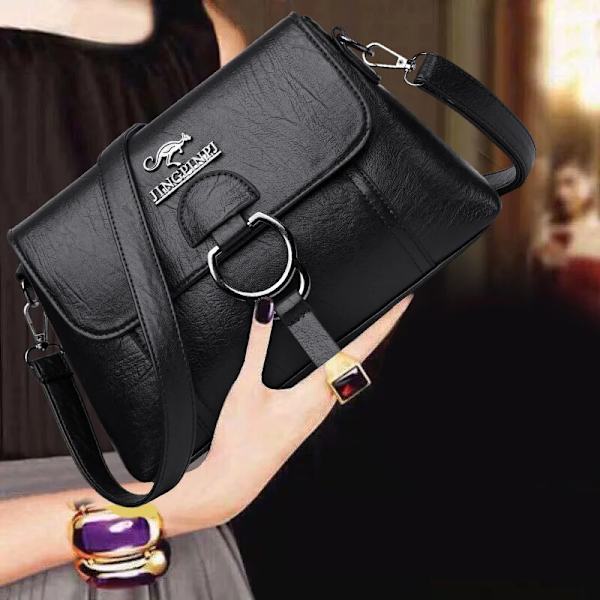 Damväska Ny axelmode Enkel Flik Crossbody Messenger Bag Plånböcker Handväskor Lyx Designer PU Läder Causal Handväska Chocolate