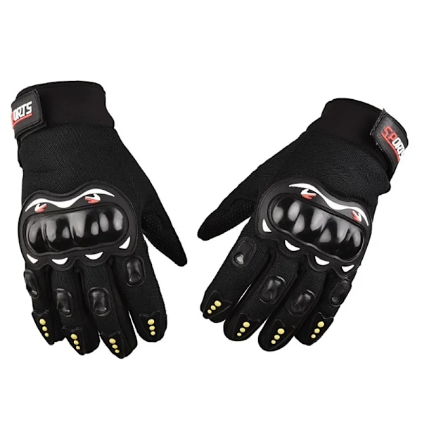 Motorcykelhandskar Andningsbara Hel Finger Racinghandskar Utomhussport Skydd Åkning Cross Dirt Bike Handskar Tillbehör Half finger blue