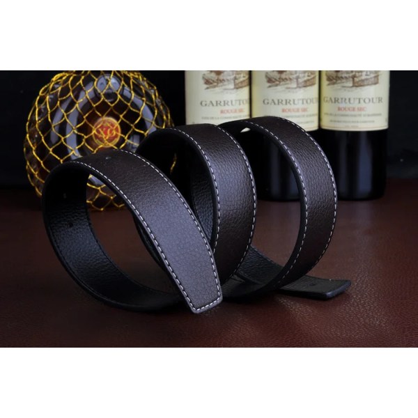 Nytt Lyxmärke Bälten Herr Högkvalitativ Nål Spänne Man Armband Äkta läder Midjeband Ceinture Herr Inget Spänne 3,8 cm H Bälte Camel 120cm