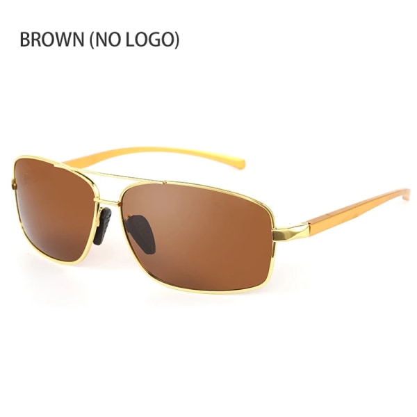 VEITHDIA Brand Designer Solglasögon Herr Körsport Polariserad UV400-lins Man Utomhus Solglasögon Glasögontillbehör 2458 gold brown Original Package