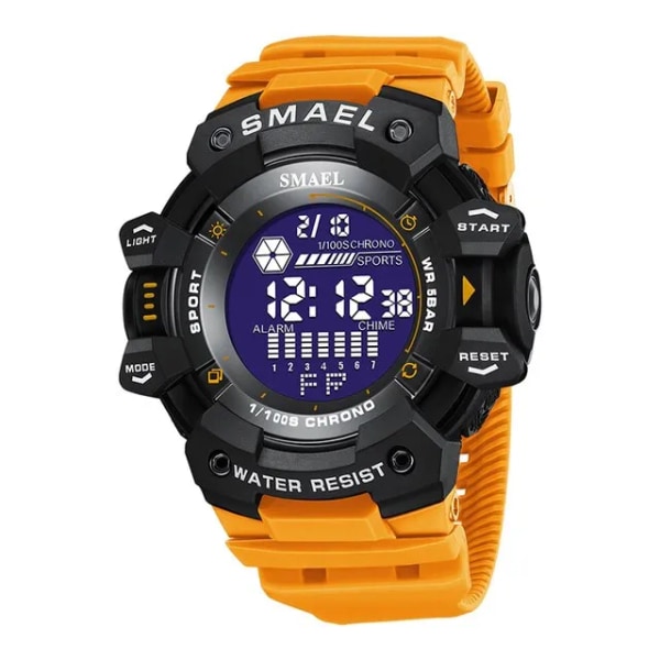 2023 LED digital watch för barn Sport Vattentäta klockor Pojke Flicka Watch Elektronisk klocka Relojes Elektroniska klockor Orange