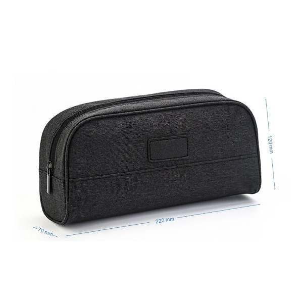 Layrussi Resor Vattentät Sminkväska För Kvinnor Toalettartiklar Organizer Wash Kit Förvaringsväska Påse Män Handväska Dragkedja Kosmetiska väskor black(.220)