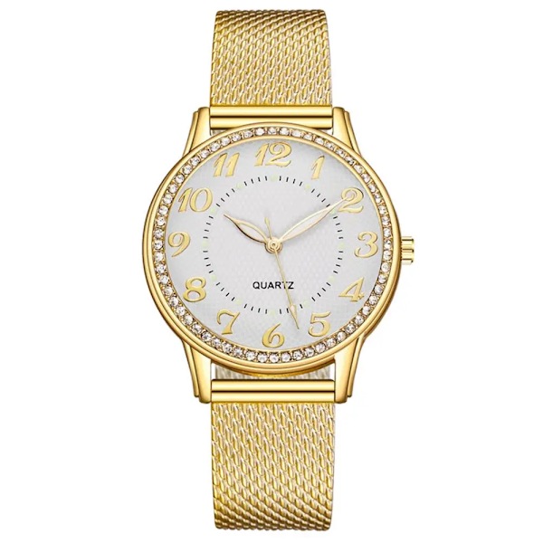 Mode Watch Damklocka Silver Heart Dial Silikon Mesh Armbandsur Reloj Mujer Montre Femme Watch 2022 J