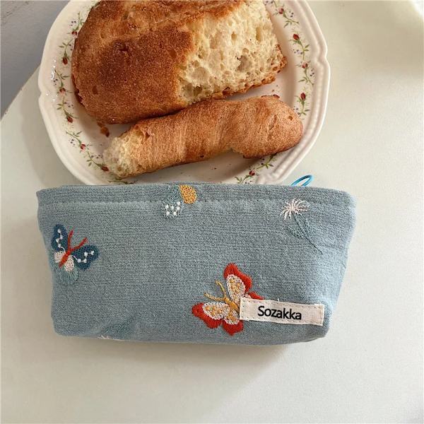 Stor Kvinnor Blommig Kosmetikväska Blommor Sminkväska Resesmink Case Organizer Kvinnlig Handväska Clutch Handväska Dragkedja V