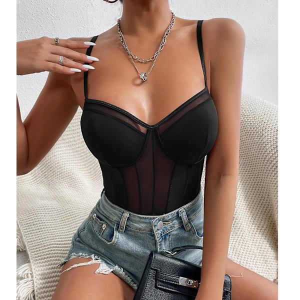 Anpassad logotyp Höftlyftande midja Bodysuit Korsett Conjoined Body Shapewear Trosa För Kvinnor Kvinnor Nyårsafton Outfit Black XS