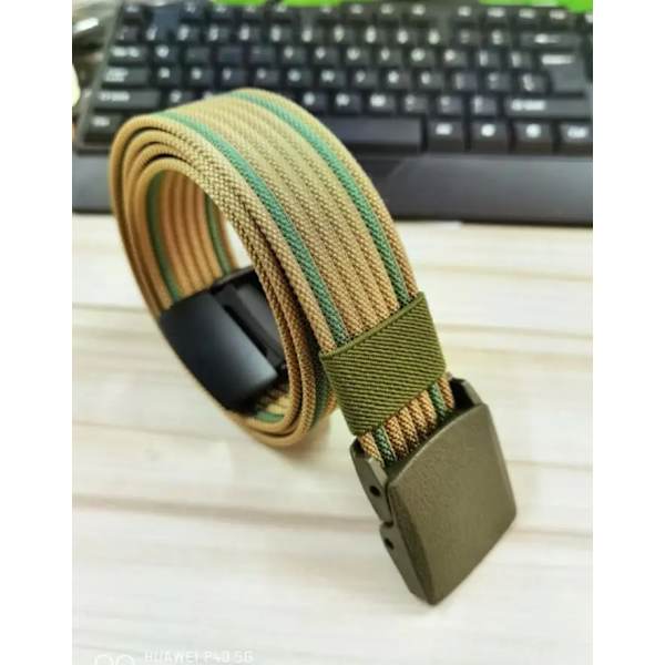 Barnbälte Herr Kvinnor Pojkar Nylon utomhus Taktiska bälten Anti-allergi Studenter Sport Militär träning Midjeband Dark Khaki 100cm