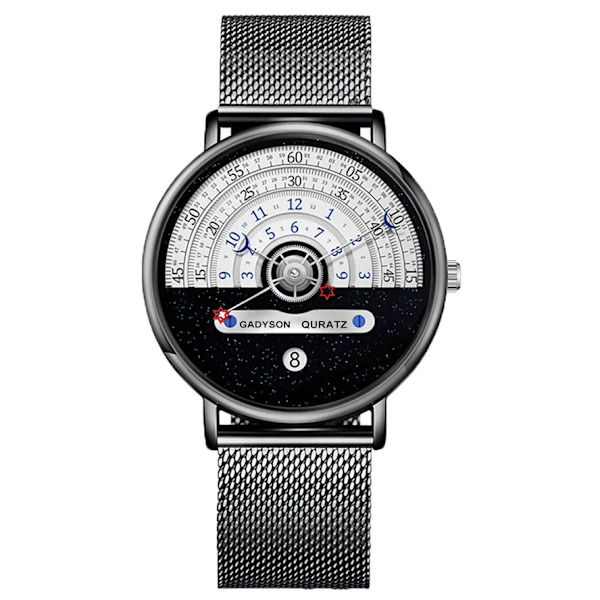 Sport Herrklockor Toppmärke Lyxaffär Militär Watch Läder Herr Vattentät Man Klocka relogio masculino Black