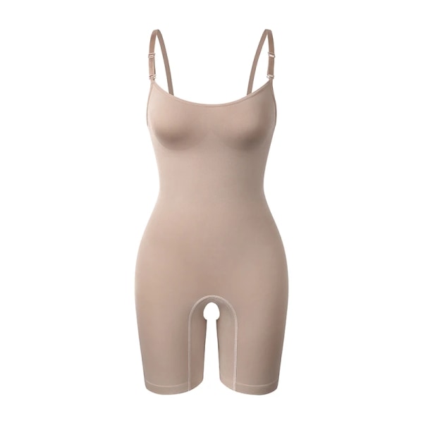 Shapewear för kvinnor Waist Trainer Seamless Body Shaper Briefer Faja Tummy Control Butt Lifter Nude-1piece L