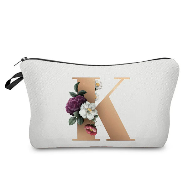 Brudtärna Sminkväskor Brev Print Kosmetikväskor Bröllopsfest Sminkväska Toalettartiklar Organizer Dam Clutch Presenter hz3188