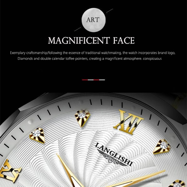Gratis släpp watch Herr Quartz Herrklockor Topp Lyx Watch Man Guld Rostfritt stål Relogio Masculino Vattentät golden white