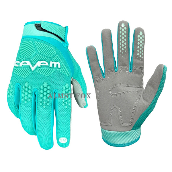 Sevem Motorcykelhandskar för Vuxna Motocross Enduro Racinghandskar Off-Road Downhill Mountain Road Bike Handskar Mtb Bmx Atv Guantes Green L