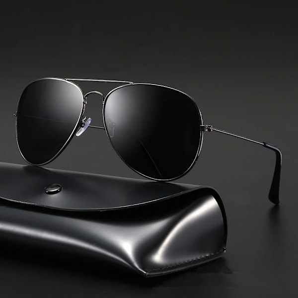 Varumärke Design Klassiska Aviation Solglasögon Dam Spegelkörning Retro Båge Polit Solglasögon Man UV400 Gafas De Sol För Män Gradient Gray