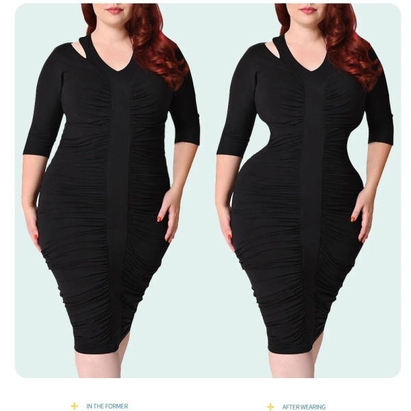 waist trainer magformare korsettmodellrem kroppsslankningsunderkläder shapewear bantningsbälte faja rumplyftare faja Beige XL