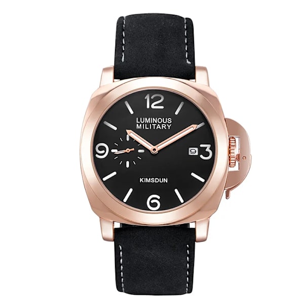 Lyx Toppmärke Watch Herr Vattentät Kvartsbrunt Läder Militär Armbandsur Herr Arméklocka Man watch hombre hodinky Style A- 7