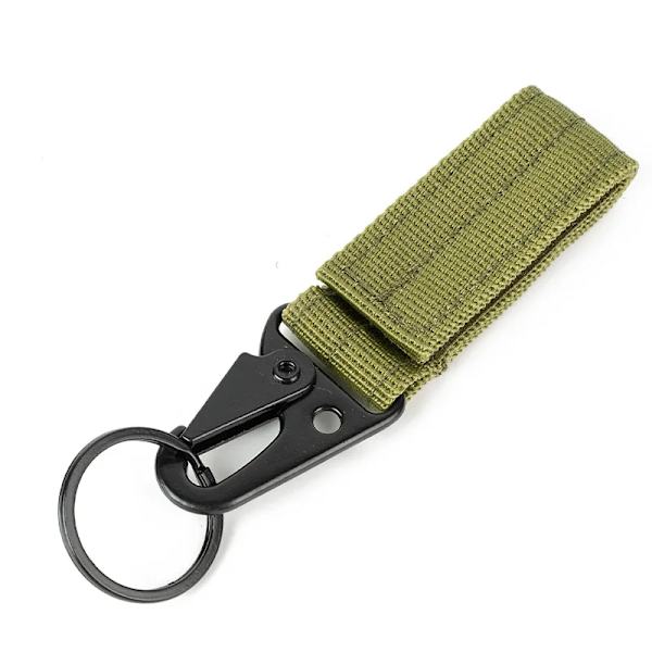 Militärt taktiskt bälte för män, snabbt frigörande magnetiskt spänne Army Outdoor Jakt Multi Canvas Nylon Midjebälten Rem DD Hook Green 45to47inch