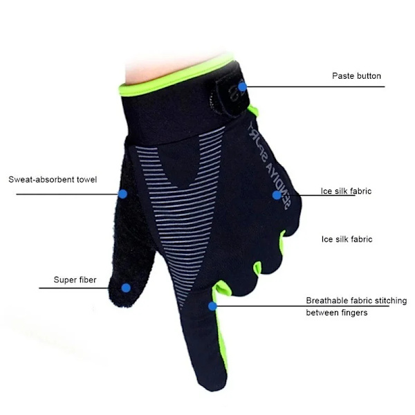 Män Cykelhandskar Full Finger Touch Screen Motorcykel Cykel Mtb Cykel Handskar Gym Träningshandskar Utomhusfiske Hand Guantes Half Finger Red M
