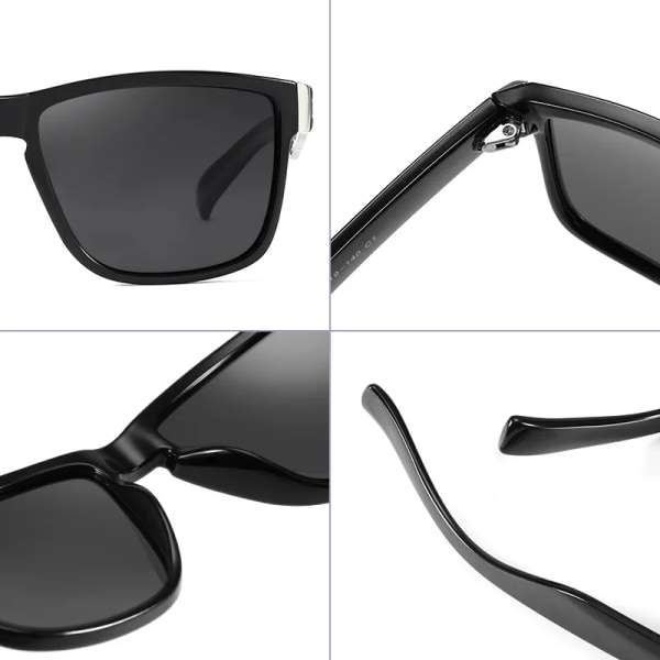 ZXWLYXGX Ny design polariserade glasögon Män Kvinnor Fiskeglasögon Solglasögon Camping Vandring Köra Glasögon Sport Solglasögon C5 Polarized