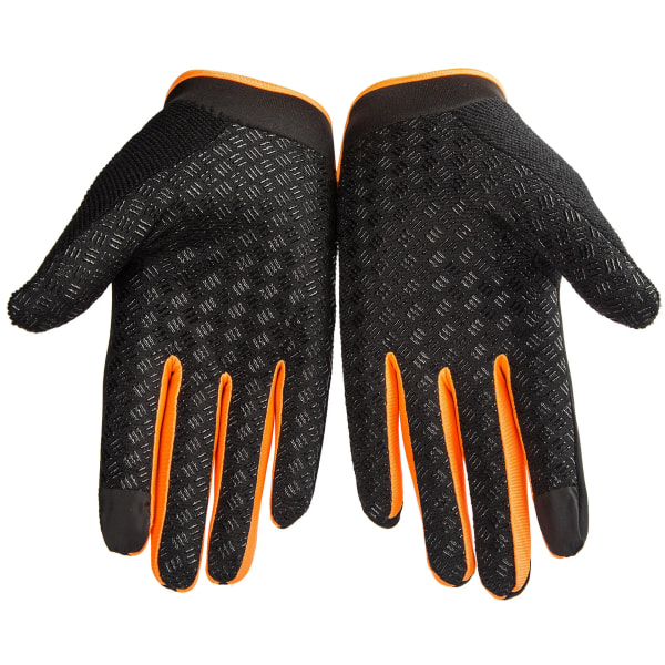 Män Cykelhandskar Full Finger Touch Screen Motorcykel Cykel Mtb Cykel Handskar Gym Träningshandskar Utomhusfiske Hand Guantes Half Finger Grey L