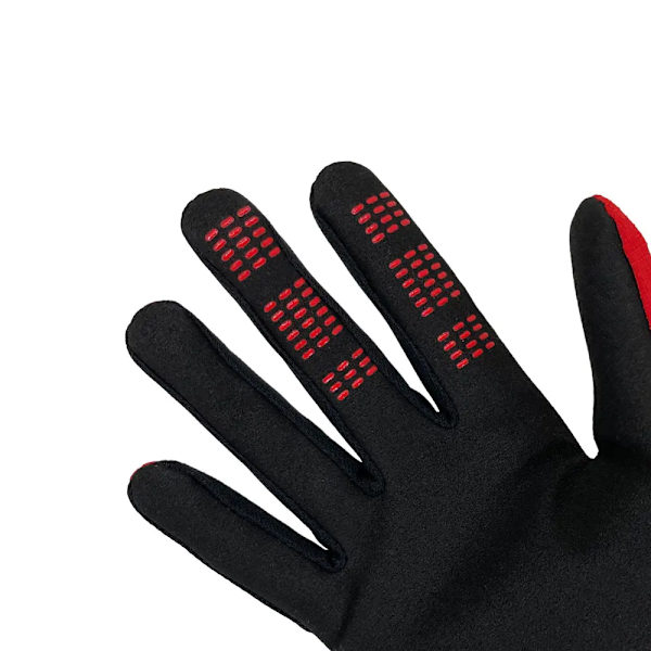 Almst Fox 2022 Defend Motorcykelhandskar för Herr Offroad Downhill MTB Cykelhandskar MX BMX ATV Motocross Racing Guantes 01-Red M