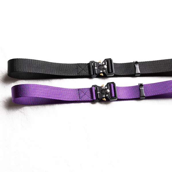 Bälte Män Utomhus Jakt Metall Taktiskt bälte Multifunktionslegering Spänne Högkvalitativ Marine Corps Canvas Bälte för kvinnor 3.8cm Black 110cm