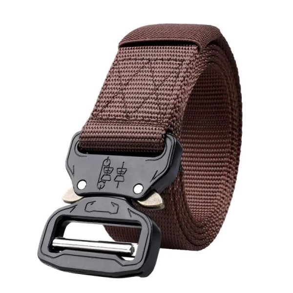 Herrbälte Army Style Stridsbälten Quick Release Militär Utomhusträning Jakt Vandringsverktyg Midjeband Nylon Taktiskt bälte A05 one size