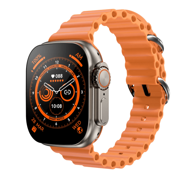 Ny Smart Watch Ultra 8 NFC GPS Track 49mm Herr Dam Smartwatch Series 8 Termometer BluetoothCall Vattentät Sport För Apple GoldHY