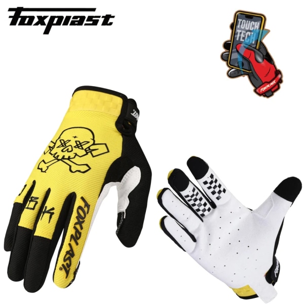 2022 Foxplast Cykelhandskar ATV MTB BMX Off Road Motorcykelhandskar Mountainbike Cykelhandskar Motocross Bike Racing Handskar Motocross Gloves 5 XL