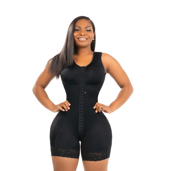 Fajas Reductoras Y Modeladoras Mujer Magkontroll Body Shaper Högkompression Butt Lifter Shapewear Waist trainer Black M