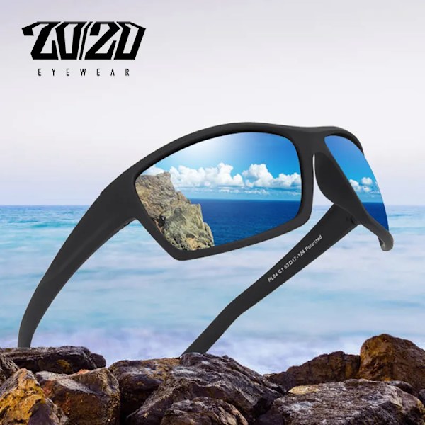 Polariserade glasögon Herr Dam Solglasögon Utomhussportglasögon Böjbåge Camping Vandring Glasögon UV400 Solglasögon PL84 C1 Matte Smoke Polarized