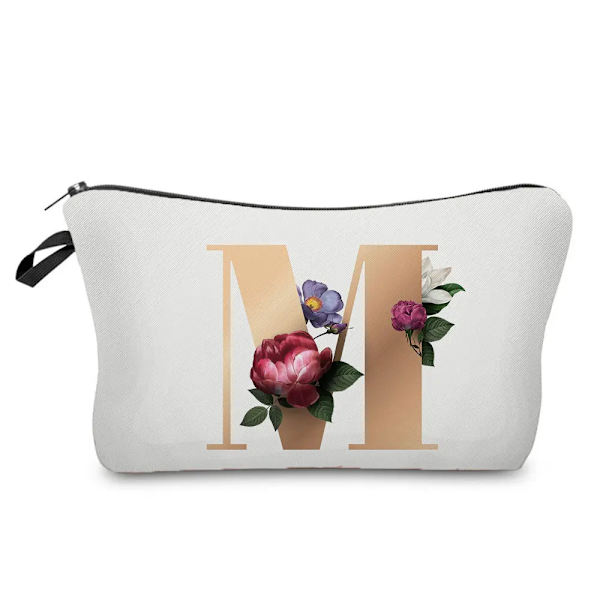 Brudtärna Sminkväskor Brev Print Kosmetikväskor Bröllopsfest Sminkväska Toalettartiklar Organizer Dam Clutch Presenter hz3379