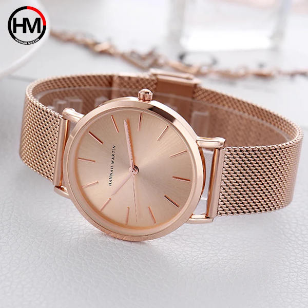 Watch Lyxmärke Quartz Damklänningar Armbandsur Silver Steel Mesh Watch 36mm vattentät klocka Xfcs rose gold