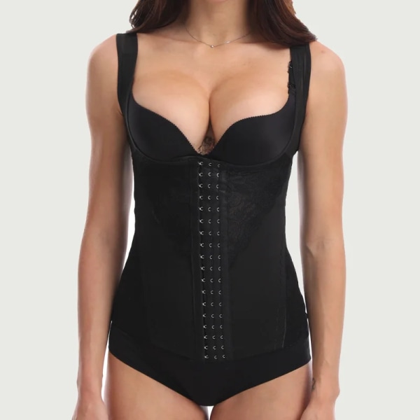 Midjegördel Bantning Underkläder Shapewear Kvinnor Magkontroll Forma Skims Bodysuit Bälten Ta bort magen Kroppsreducerande form Type 1 5XL