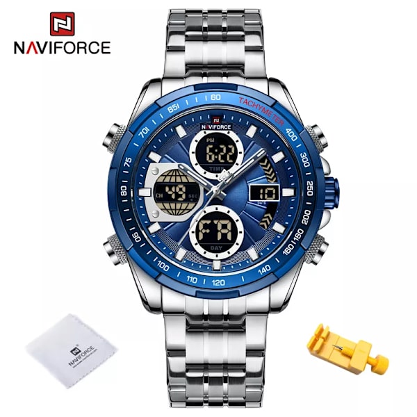 Nya NAVIFORCE mode militärklockor för män lyxiga original watch ​Vattentät kvarts armbandsur Gåva SBEBE