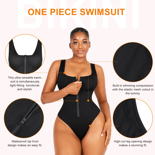 Ny baddräkt Korsett Seamless Shapewear Bodysuit Damkorsett Shaping One Piece Baddräkt Skims Fajas Colombianas Waist trainer Rose Red XXL