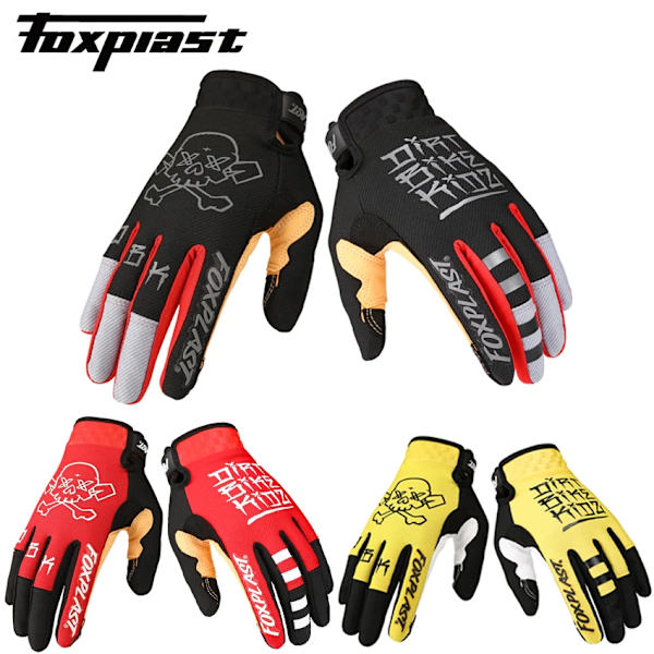 2022 Foxplast Cykelhandskar ATV MTB BMX Off Road Motorcykelhandskar Mountainbike Cykelhandskar Motocross Bike Racing Handskar Motocross Gloves 5 M