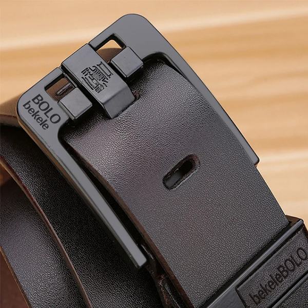 Nytt högkvalitativt lyxmärke äkta läderbälte Herr Svart Pin Spänne Designe Business Bälten Band cinturones para hombre 2022 CBlack buckle Brown 100cm