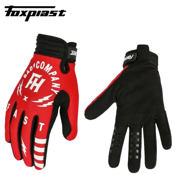 Motocross Racing Handskar FOX PLAST Guantes MTB MX BMX Mountain Bicycle Guants Cykling Motorcykel Moto Herr ATV UTV Bike Luvas Motocross Gloves 6 XL