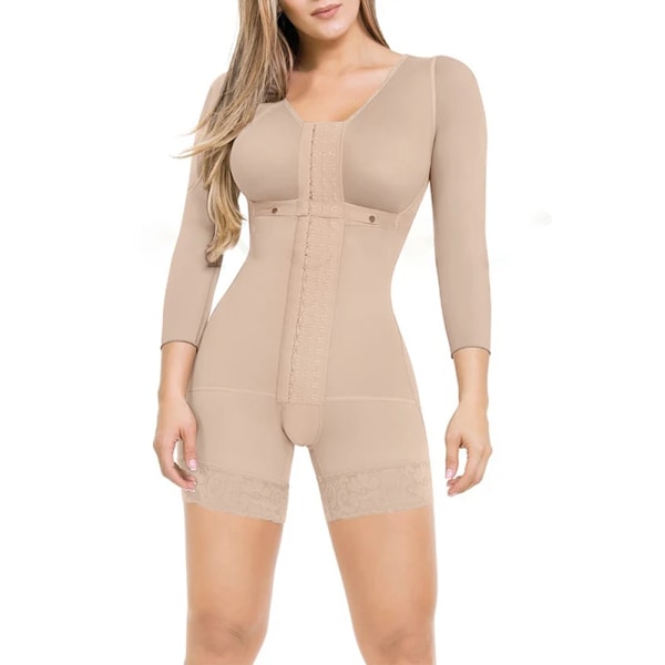 Fajas Reductoras Y Modeladoras Mujer Colombianas Корсет Magkontroll Shapewear Dam Tights Butt Lifter Shaper Underkläder Skims Beige M