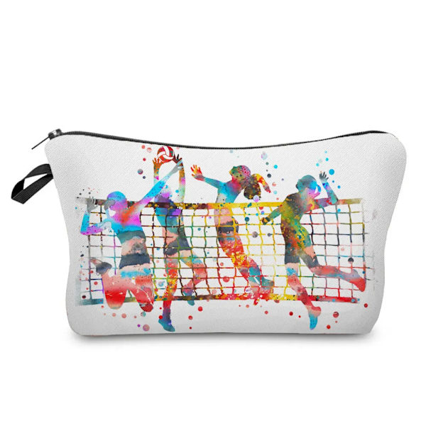 Sminkväska Mode Skollärare Gåva Rytmisk print Kosmetisk väska Originaldesign Kvinnlig Resetoalettartiklar Organizer hz6608 Cosmetic Bag