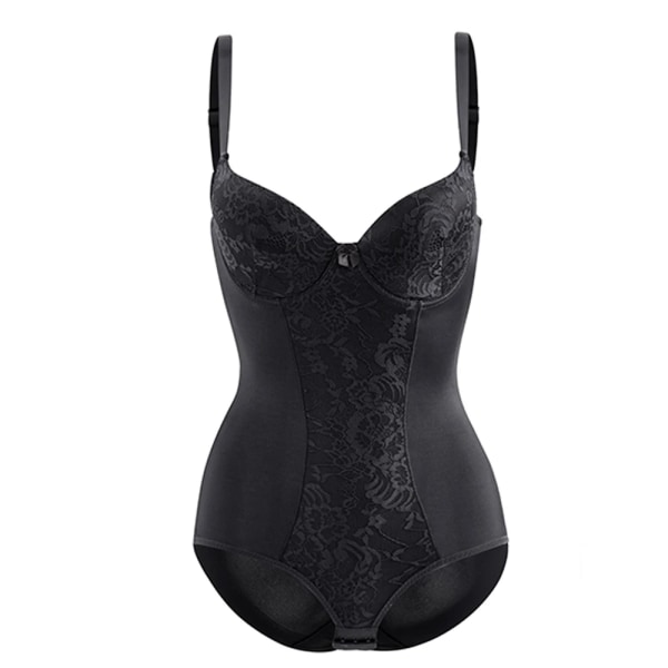 Shapewear Body Damskorsett Kroppsformare Minska bantning Magkontroll Underkläder Sexiga underkläder Kvinnliga modelleringsrem Black L