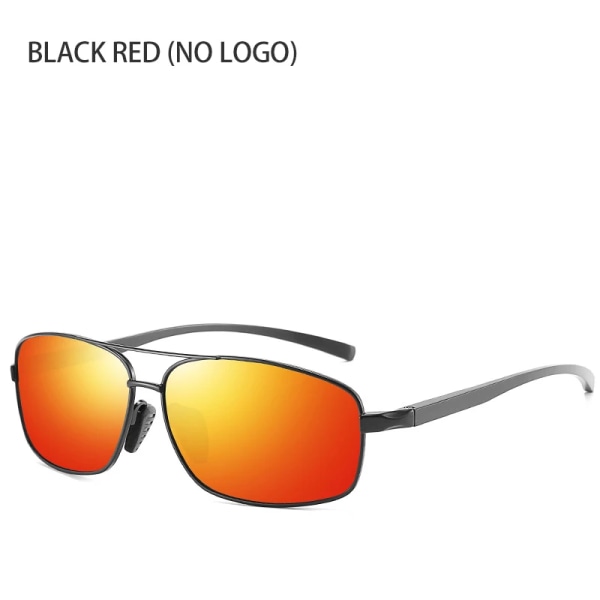 VEITHDIA Brand Designer Solglasögon Herr Körsport Polariserad UV400-lins Man Utomhus Solglasögon Glasögontillbehör 2458 black red package C