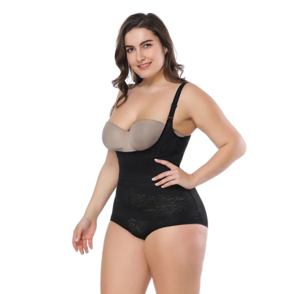 Damer Sexig bantning Shapewear Plus Size Waist trainer Shaper Underkläder Postpartum Recover Body Body Control Korsett Underkläder Skin XXXL