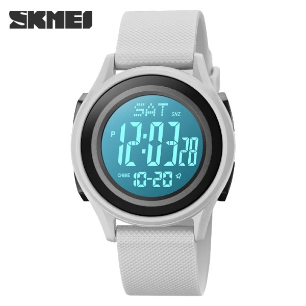 SKMEI Japan Digital rörelse Sportklocka Herr Watch Herr Vattentät stoppur Väckarklocka Relogio Masculino Army Green