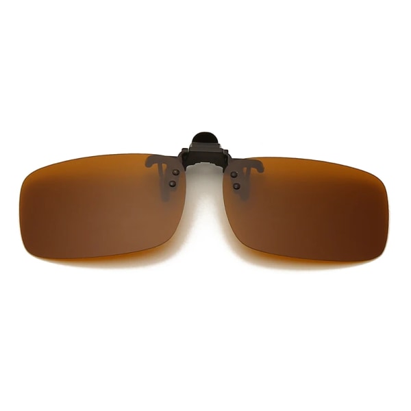 LongKeeper polariserade fotokromiska linser Clip On Solglasögon Bilförarglasögon Anti-UV Solglasögon Körglasögon Tillbehör tea