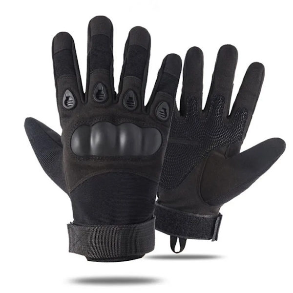 Fullfinger herrhandskar utomhus militära taktiska handskar Sportskytte Jakt Airsoft Motorcykel Cykelhandskar Khaki L