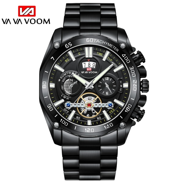 2023 Nytt VA VA VOOM toppmärke Relogio Masculino Herr Luxury Luminous Armbandsur Imitera Quartz Watch för män 2421H