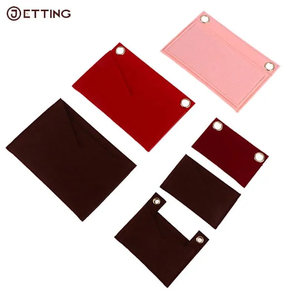 3IN1 Filt Organizer Insats Pochette Insats Med Lyxväska Filt Organizer Crossbody Handväska Tillbehör Kuvertväskor CS